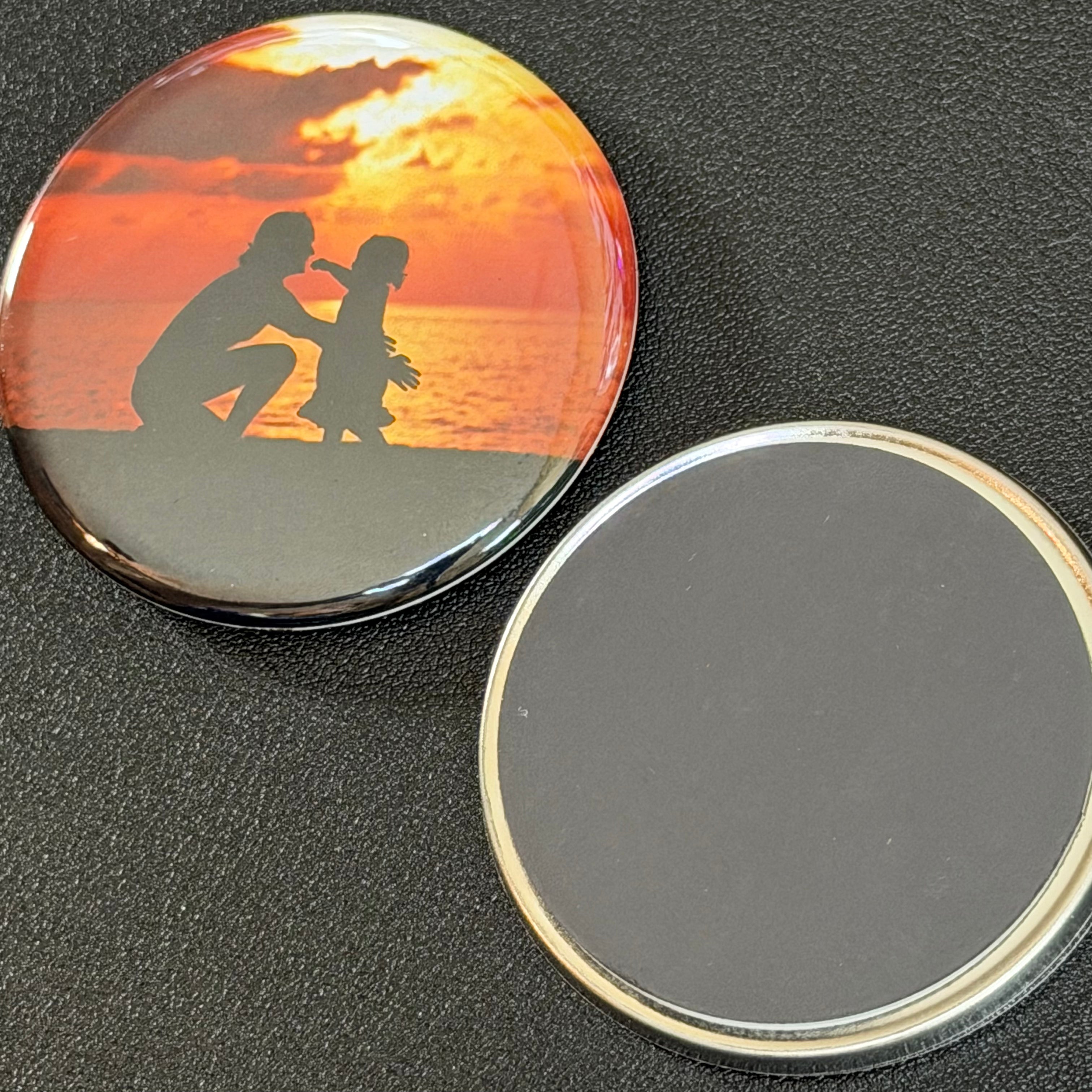 Custom Photo Button (Magnet, Pin, Mirror, Keychain, Bottle Opener)