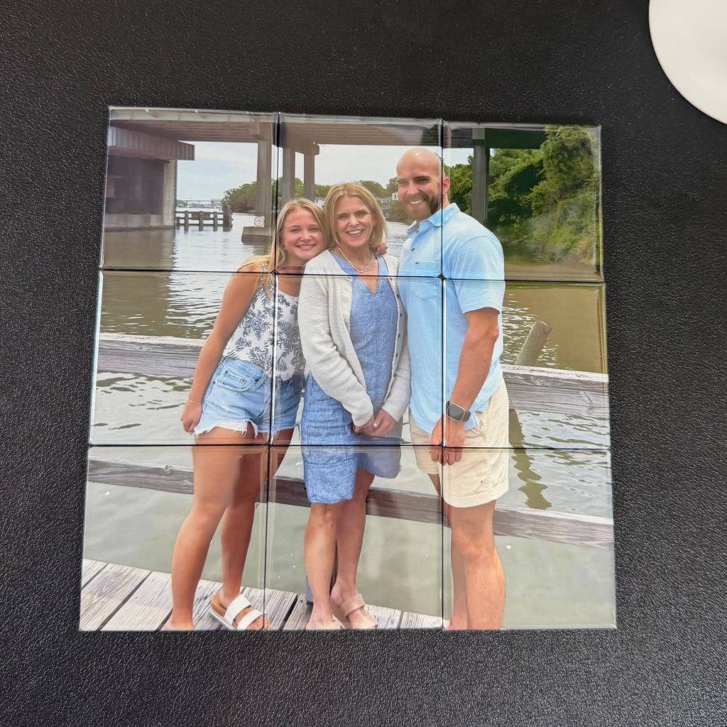 Magnet Puzzle- 1 photo creates 9 piece puzzle
